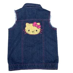 Hello Kitty Denim Vest GIRLS SIZE 6
